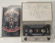 Guns N' Roses Cassette Lot 3 Appetite for Destruction, Lies, Use Your Illusion
