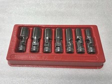 7 Pc. - Snap On Tools 207FSU Deep Universal Socket Set, Size 3/8