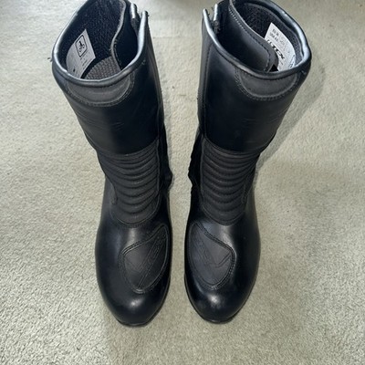 TCX Ladies Aura Plus WP Boots Ladies Black Waterproof Motorcycle Boots New