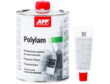1L de résine polyester fibre de verre  peinture auto APP avec durcisseur