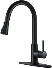 Black Kitchen Faucets with Pull down Sprayer Kitchen Sink Faucet with Pull Out S