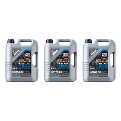 Liqui Moly 15L Engine Motor Oil - Top Tec 4600 5W-30 (3x5L)