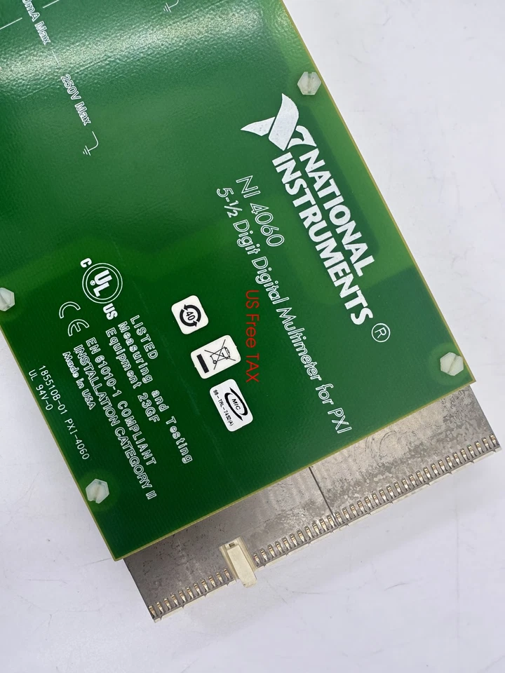 *USA* National Instruments NI PXI-4060 scheda multimetro digitale 5-1/2 cifre DMM - Immagine 4 di 4