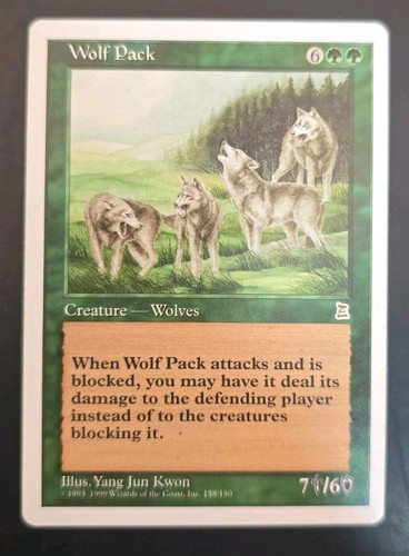 Wolf Pack Portal Three Kingdoms MTG Regular Lightly Played (CD1968  #1)