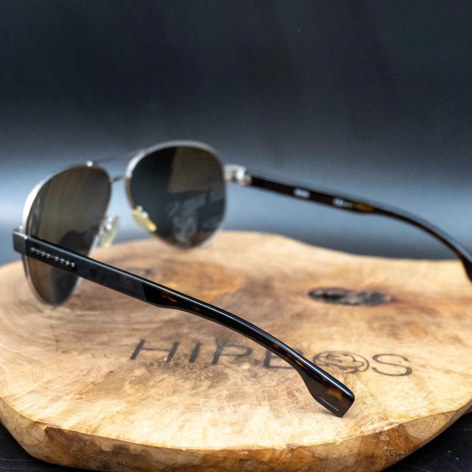 Hugo Boss Sonnenbrille Boss 1241/S R8170 silbernes Gestell schwarze Gläser... - Bild 4 von 4