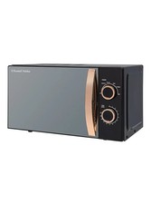 Russell Hobbs RHM1727RG Manual Microwave Oven 17L 700W Black & Rose Gold