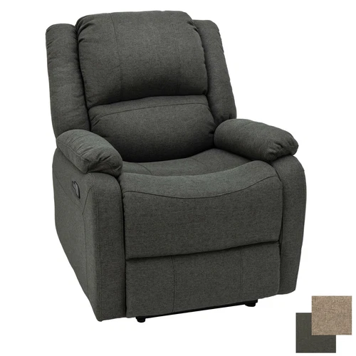 RecPro Charles 30" RV Zero Wall Recliner Chair Fossil Cloth RV Furniture