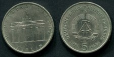 DDR 5 M 1971 BRANDENBURGER TOR (1202i) Erhaltung siehe Foto, Privatverkauf - kei