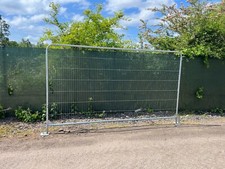 10x Heras Temporary Site Barrier & Feet £260+vat Pedestrian Fence Panel Security