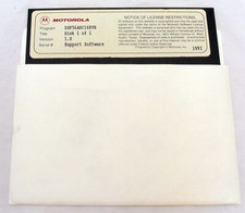 Motorola DSP56ADC16EVB Support Software 1.0 DSP56ADC16 Vintage 1992