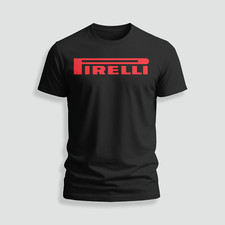 T-shirt divertente Pirelli Racing logo pneumatici taglia S-5XL made in USA