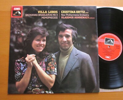 ASD 3429 ED1 Villa-Lobos Bachianas Brasileiras no. 3 Ortiz Ashkenazy NM Quad EMI