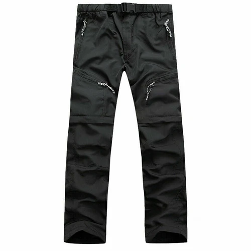 2 in 1 Mens Zip Off Legs Convertible Cargo Work Pants Trousers Multi May Wear L) - Picture 9 of 20