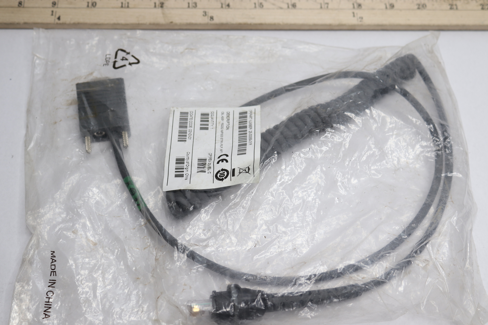 Cable Assembly RS232 with P300 STRN 8 ft 25-33359-31R | eBay