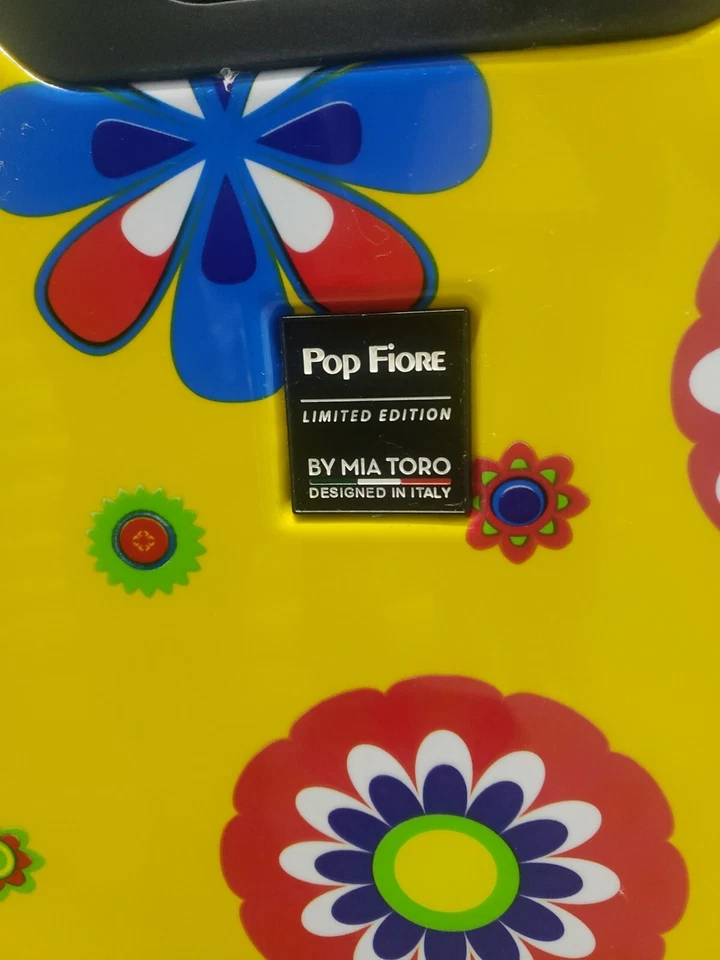 Mia Toro Pop Fiore Limited Edition 30" Rolling Spinner Suitcase Luggage  - Image 2 of 4