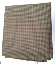 Tartan Wool Fabric Made in Scotland / 100 Wool