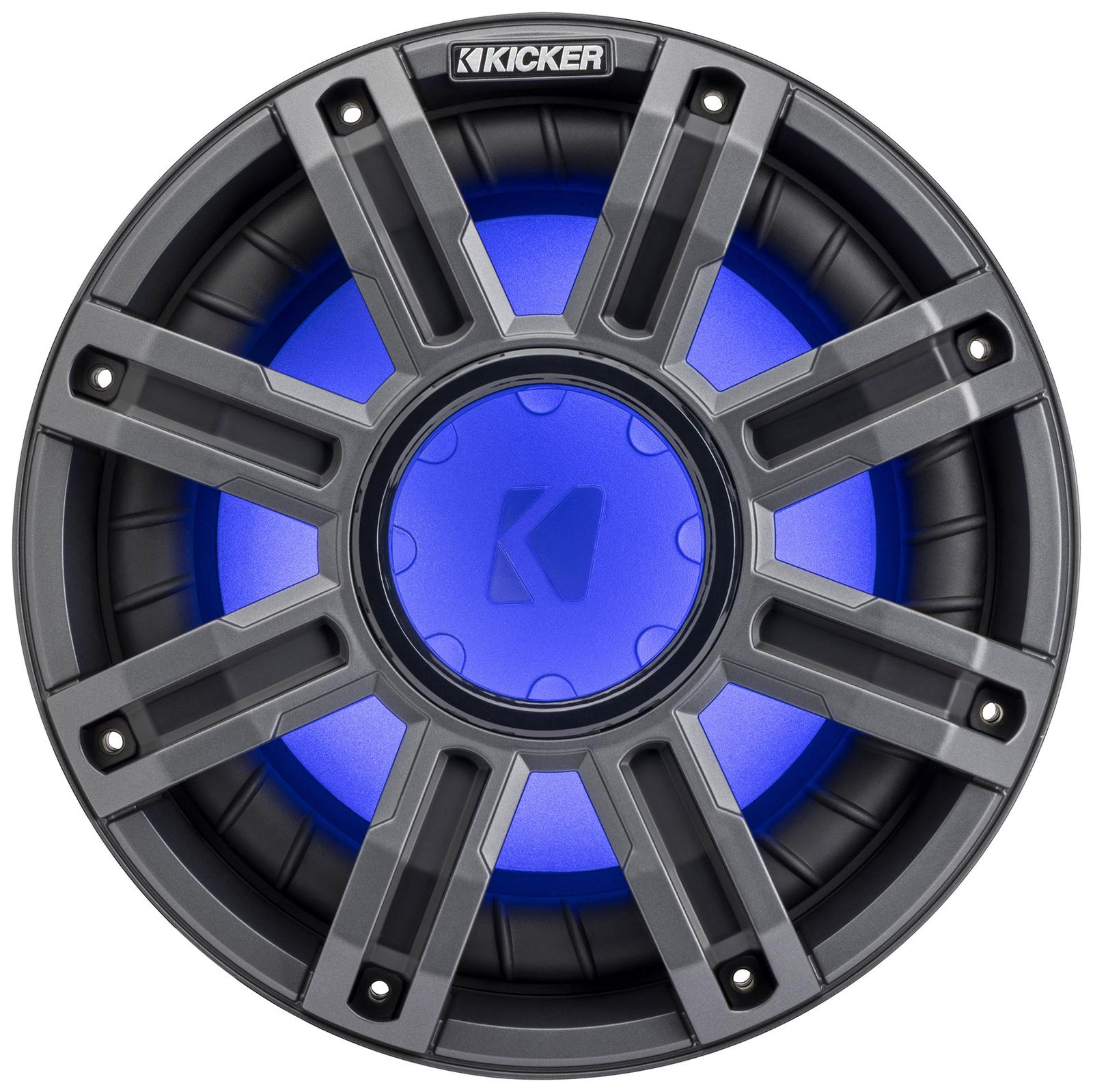 KICKER 51MWE104 10 400 Вт RMS Морской лодочный сабвуфер 4-Омный сабвуфер Усилитель Комплект усилителей