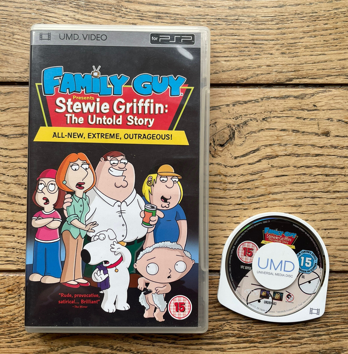 * Sony PSP TV SERIES * FAMILY GUY - STEWIE GRIFFIN THE UNTOLD STORY * UMD TESTED