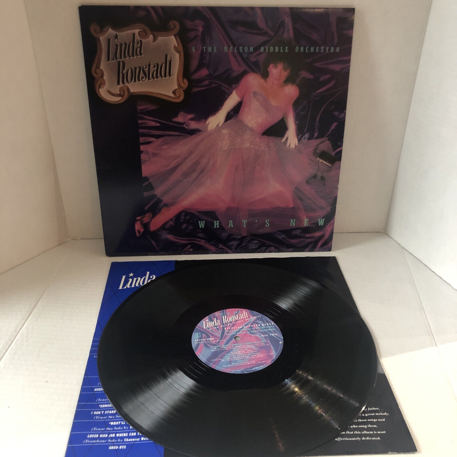 Linda Ronstadt & Nelson Riddle Orchestra What's New 1983 Record 12" LP 60260