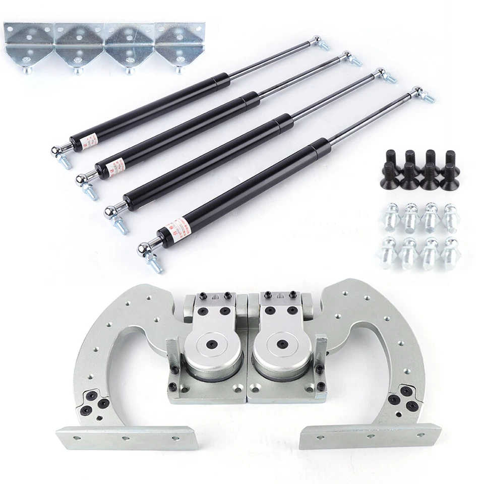 90 Degree Universal Lambo Door Kit Bolt On Vertical Doors Hinge Kit For Most Car - Image 2 of 4
