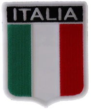 Italia Shield Patch- 2.5x3.25 inch - P2618