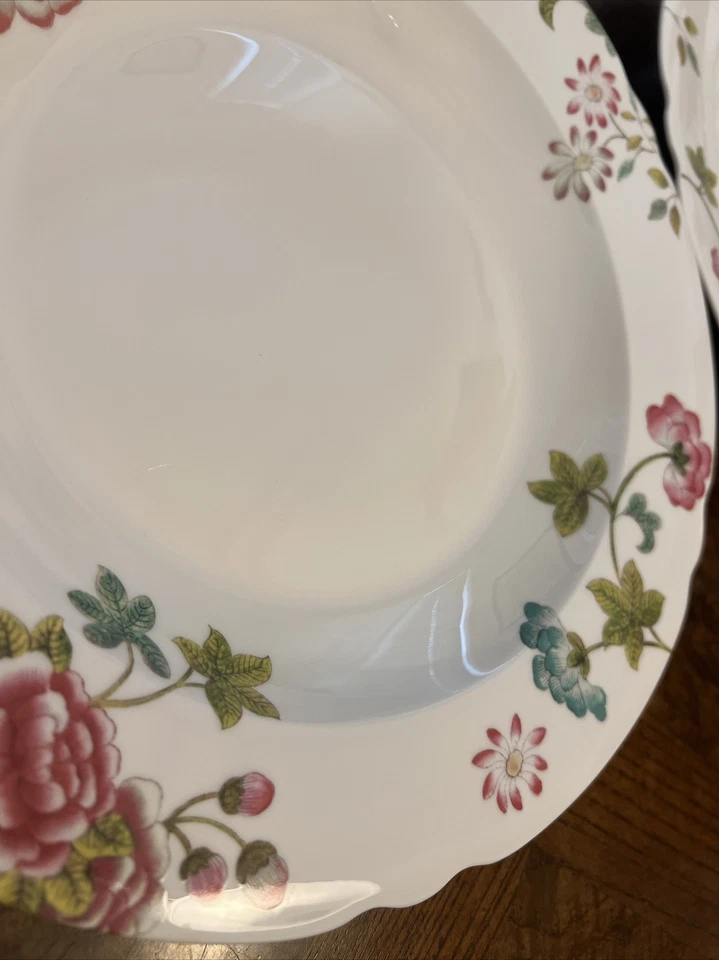 Spode SOPHIA Deep Dish Dinner Plates Set of 2 New - Image 3 of 4