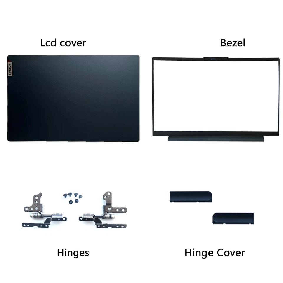 NEW LCD BACK COVER/BEZEL/HINGES FOR LENOVO IDEAPAD 5 15ITL05 15ARE05 15IIL05 US - Image 4 of 4