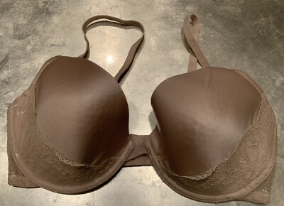 Natori 34D Nude Beige Padded Underwire Lacy Coquette Comfort Bra | eBay