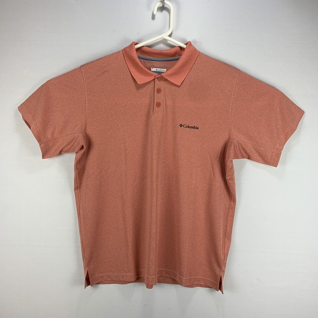 Columbia Omni Shade Polo Shirt Sun Protection Orange Men’s Sz XL eBay