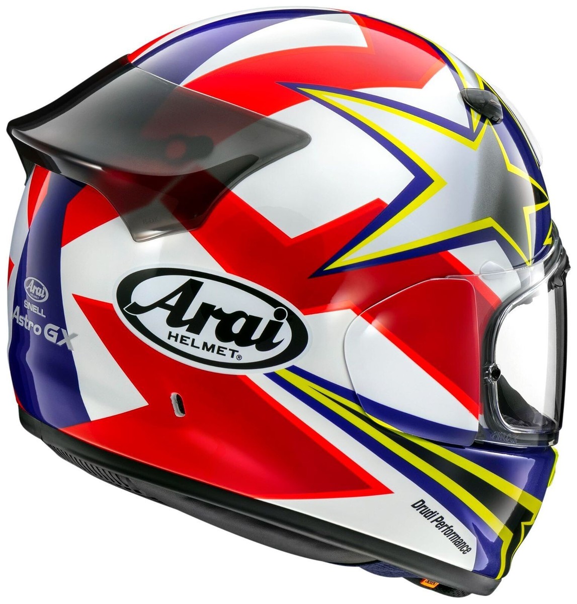 Limited Quantity] Yellow STAR&STRIPE GX ASTRO Full Face Helmet