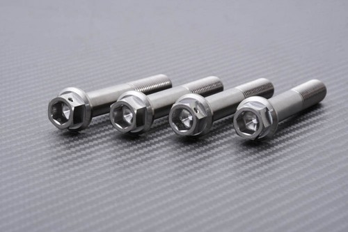 Vis De Rechange Pour Étriers De Frein Vélo - M6 X 18 Mm, Acier Haute Qualité, Noir - Lot De 4