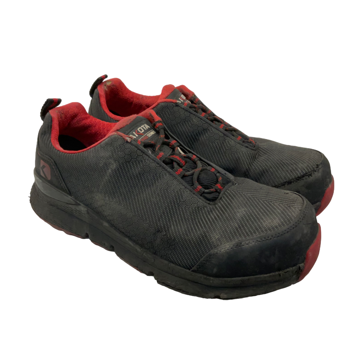 DAKOTA Men\'s 2410 CTCP Quad Comfort Anti Slip Low Cut Safety Shoes Black Red 13M DAKOTA Men main image 2