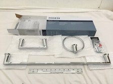  1 NEW Moen Genta 3pc Bath Accessory Kit - CHROME - BH3633CH