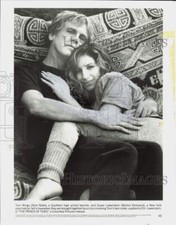 1991 Press Photo Actors Nick Nolte, Barbra Streisand in "The Prince of Tides"
