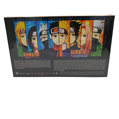 Naruto Shippuden DVD & Naruto Tv Series DVD Complete Animation 1-720 Episode