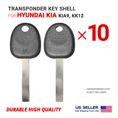 10X Transponder Key Shell Case With Blade Hyundai Kia KIA9 KK12