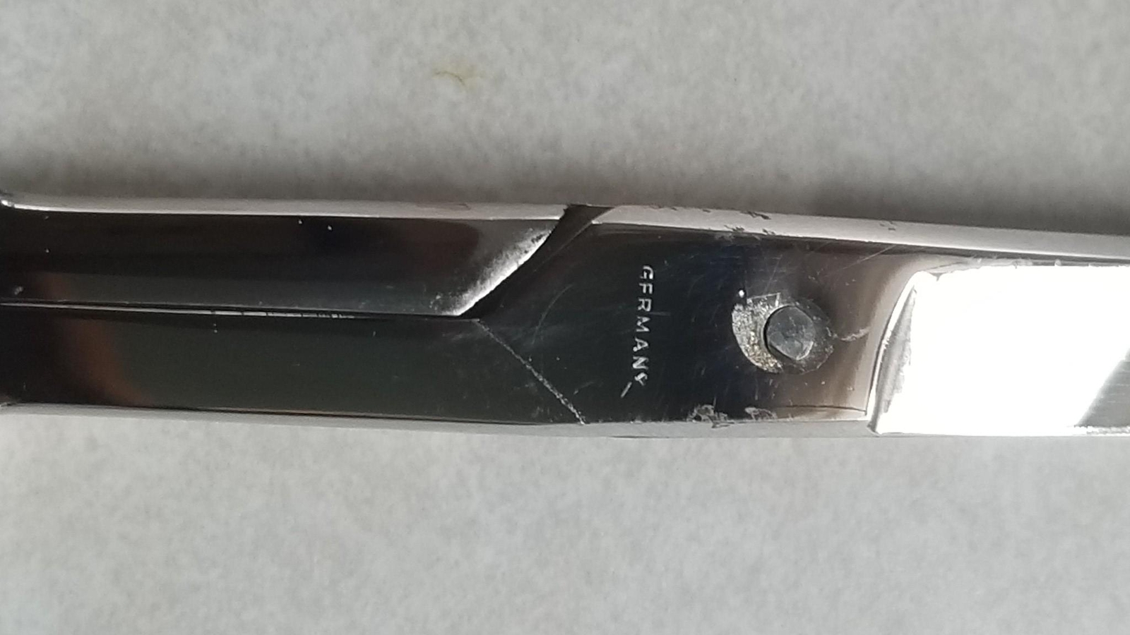 Vintage Letter Opener/ Scissors In Leather Case Made In Solingen Germany Nice O4