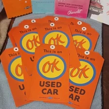 1940s 1950s NOS CHEVROLET OK TAG ORIGINAL GM 1960s 1930s -PRICE FOR 1 EACH