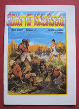BL&Auml;TTER f&uuml;r VOLKSLITERATUR Nr. 2 / 2009 | 23 Seiten | Sch&ouml;ner Zustand 1-2