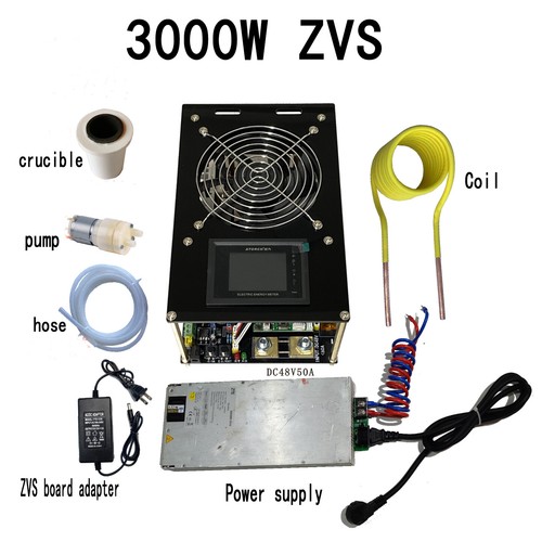 3000W Induction Heating Machine Comes With Overload Protection Quenching Melting - Picture 7 of 8