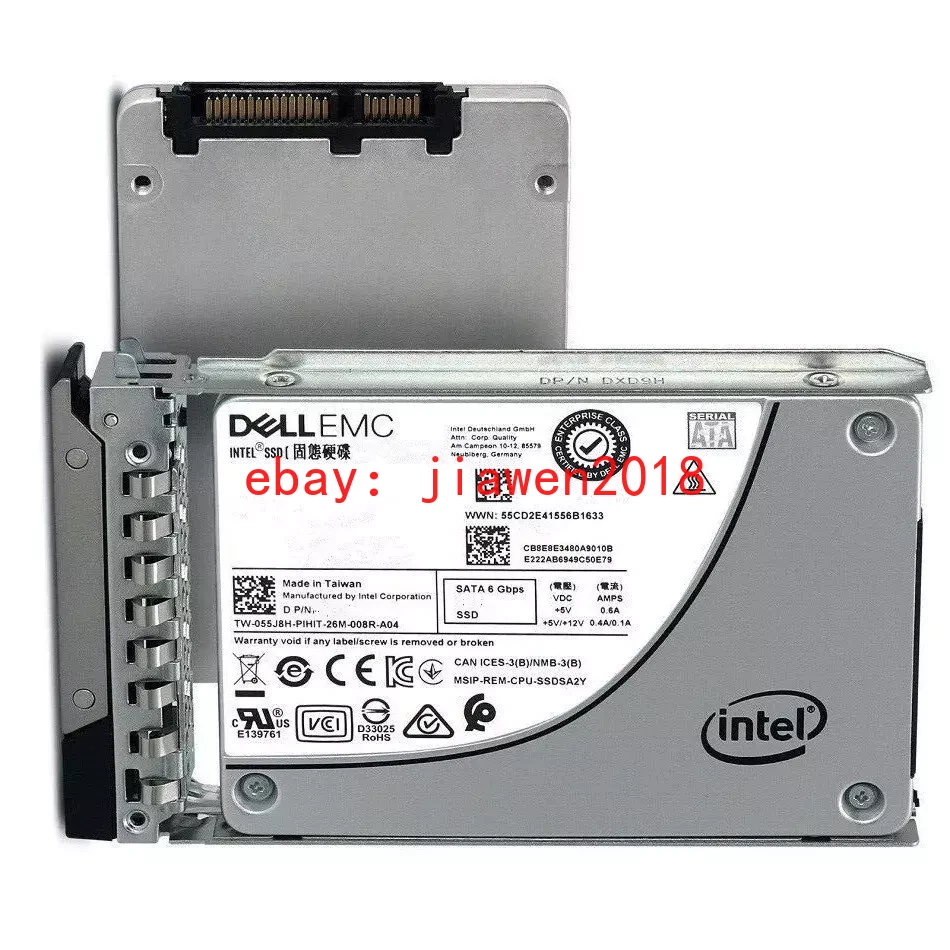 NEW Dell 480GB 2.5" SATA 6G PowerEdge 14G R540 R640 R740 R840 R940 Server SSD - Image 2 of 4