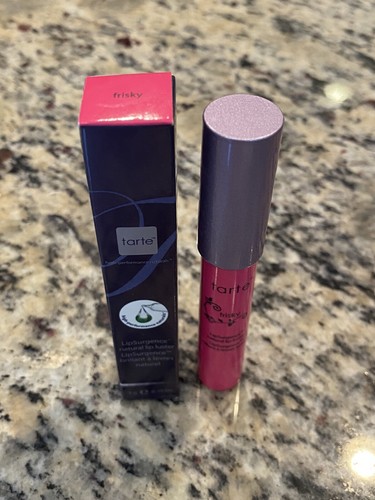 TARTE LipSurgence Lip Luster FRISKY Shimmer Pink 0,10 once nuovo con scatola!