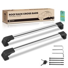 Aluminum Alloy Nylon Roof Rack Cross Bars For Kiasoul 14-19 Hatchback 165 Lbs