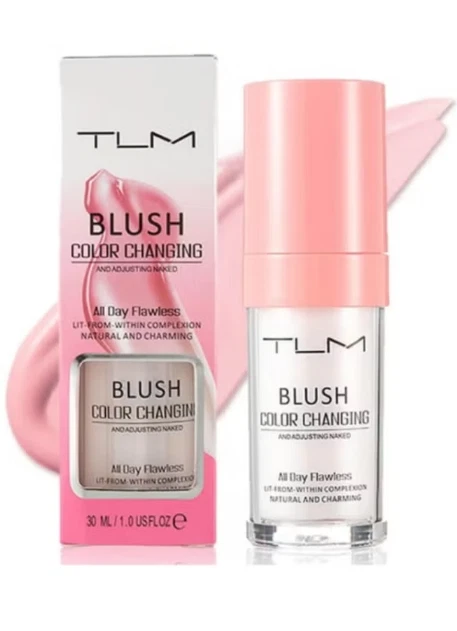 2Pcs TLM Blush Colour Changing, All Day Flawless Color Changing Blush,Waterproof - Image 2 of 4