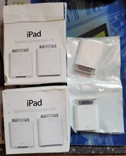 QTY: 2 Authentic Apple iPad Camera Connection Kit 30 Pin - A1362 A1358 MC531ZM/A