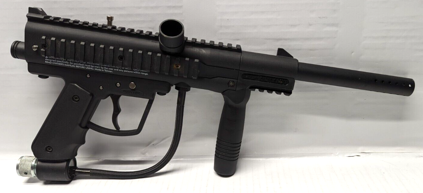 JT Outkast Matte Black Paintball Marker Gun & Hopper eBay
