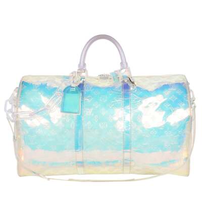 Louis Vuitton Prism PVC Keepall Bandouliere 50 Bag
