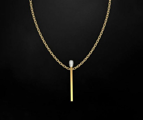 Party 18Kt Yellow White Gold Necklace 