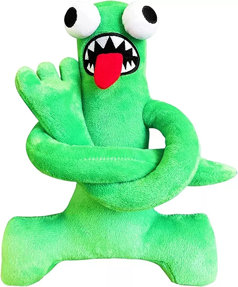 Rainbow Friends Plush Green Long Arm Monster