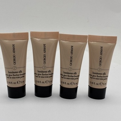 Giorgio Armani 6.5 Luminous Silk Foundation 20ml Original Formula! 4 Tubes